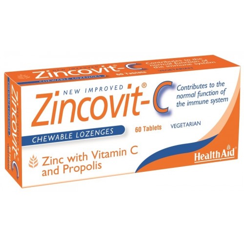 Healthaid Zincovit-C Chewable Tablets 60's