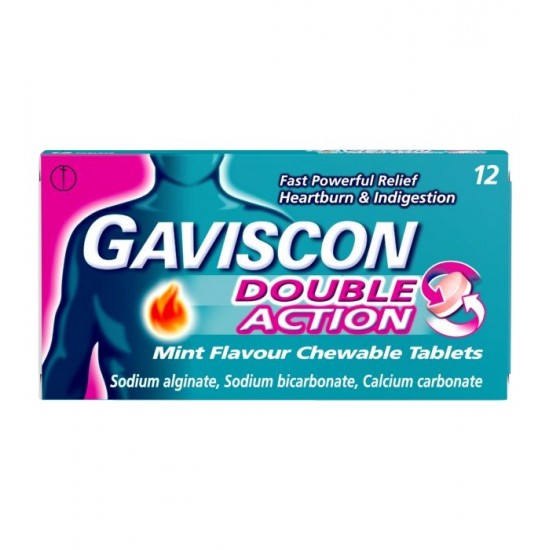 Gaviscon Tablets 12's  Double Action