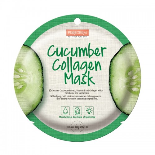 Purederm Collagen Mask 18g Cucumber
