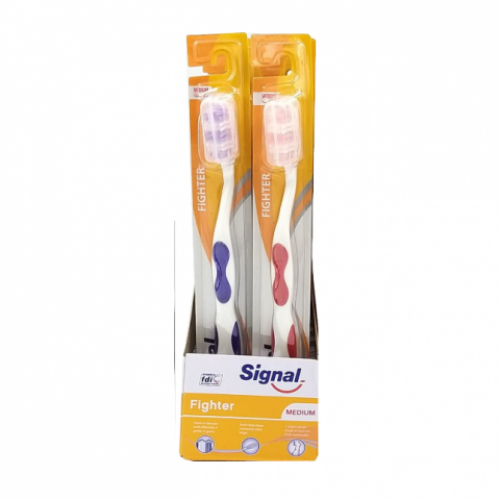 Signal Toothbrush, Twin Pack, Deep Clean Medium (D)