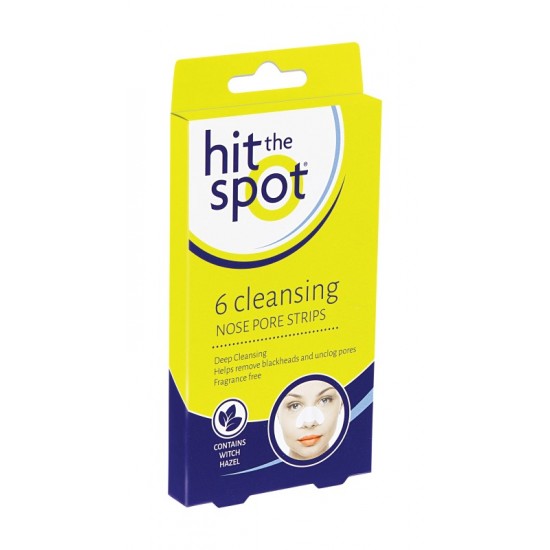 **Hit the Spot Cleansing Nose Pore Strips 6's