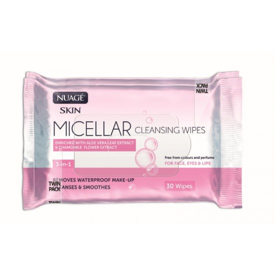 Nuage Micellar Wipes 25's