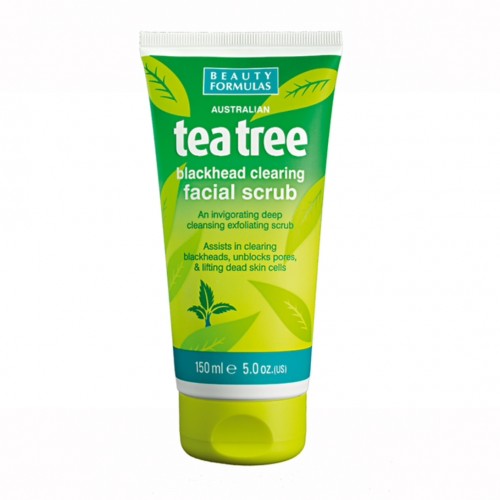 BF Tea Tree Blackhead Clearing Facial Scrub 150ml
