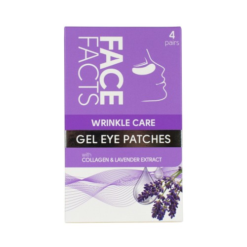 Face Facts Gel Eye Patches 4pk Wrinkle Care (D)