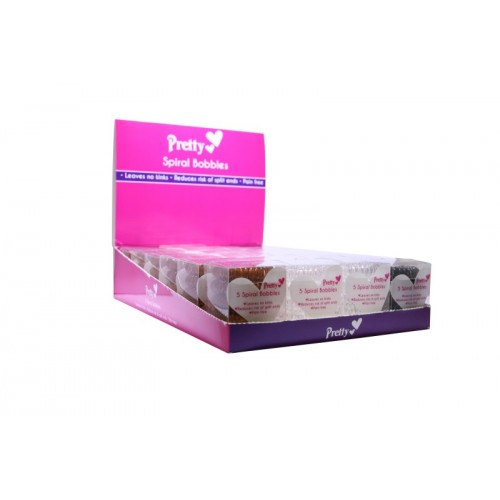 Pretty Spiral Hair Bobbles 5's