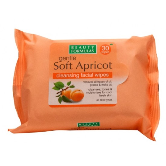 BF Cleansing Facial Wipes 25's Gentle Soft Apricot
