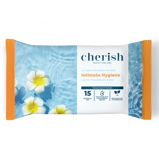 Cherish Intimate Hygiene Wipes 15's