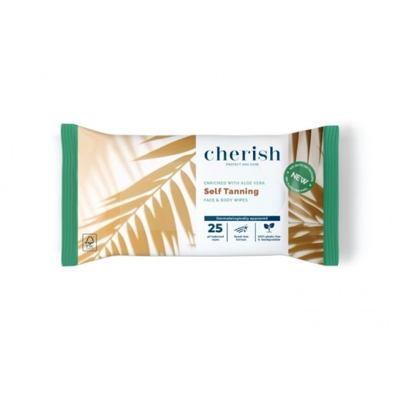 Cherish Wipes Self Tanning 20's