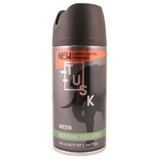 Tusk Deodrant Body Spray 150ml Green
