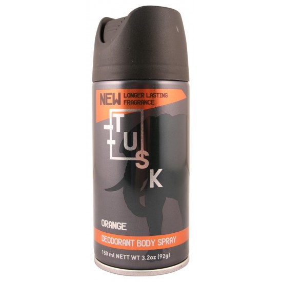 Tusk Deodrant Body Spray 150ml Orange