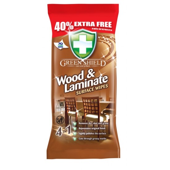 Greenshield Surface Wipes 70's Wood & Laminate