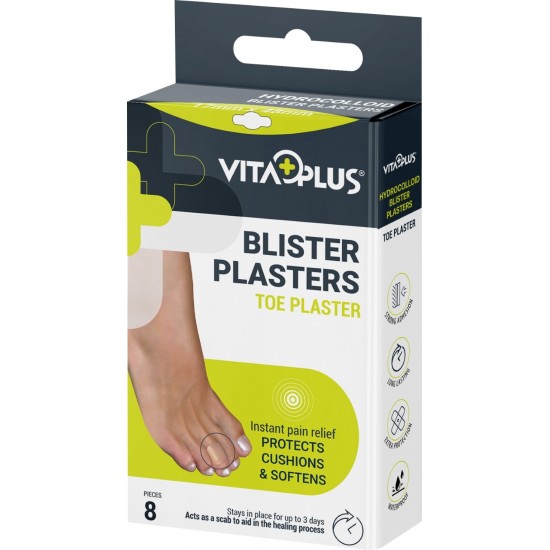 VitaPlus Hydrocolloid Plaster Blister Toe 8's