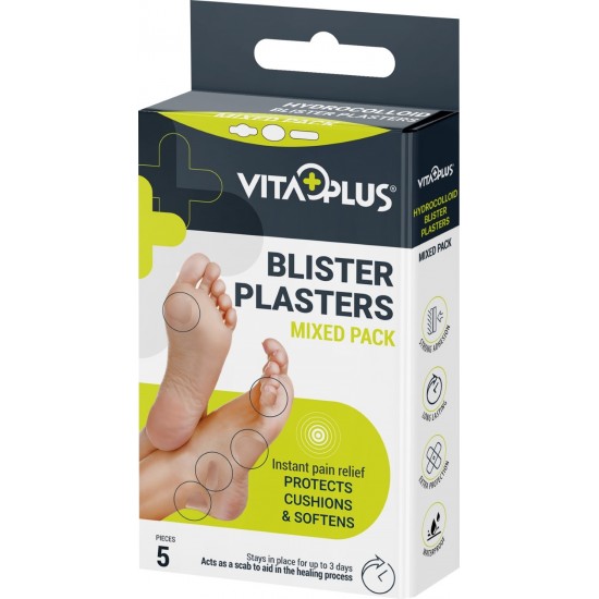 VitaPlus Hydrocolloid Plaster Callus & Blister 5's Mixed