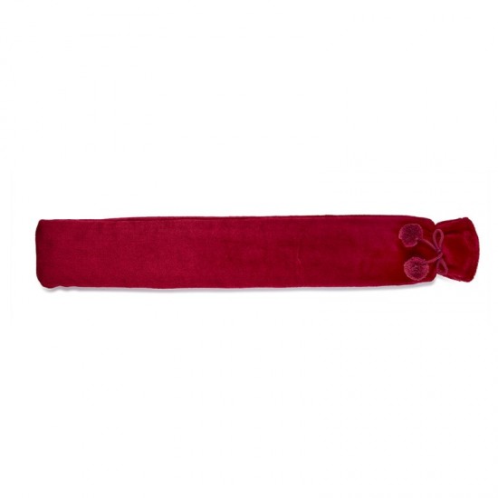 Warmies Rolled Long Hot Water Bottles Cranberry Fleece