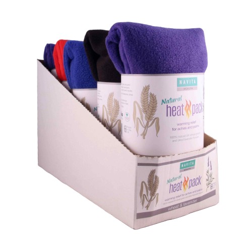 Navita Health Heat Pack Assorted 5pk Fleece