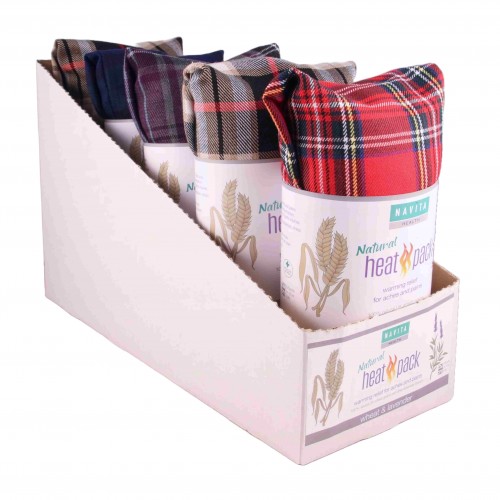 Navita Health Heat Pack Assorted 5pk Tartan