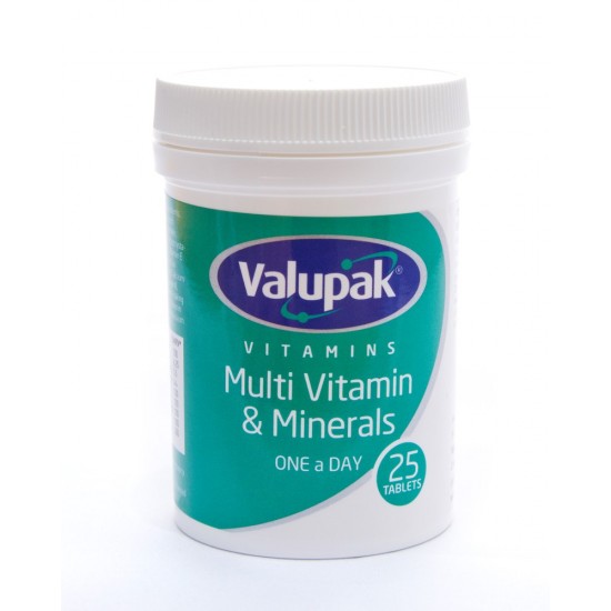 Valupak Vitamins Multi Vitamin & Minerals Tablets 25's Valupak Vitamins Multi Vitamin & Minerals Tablets 25's