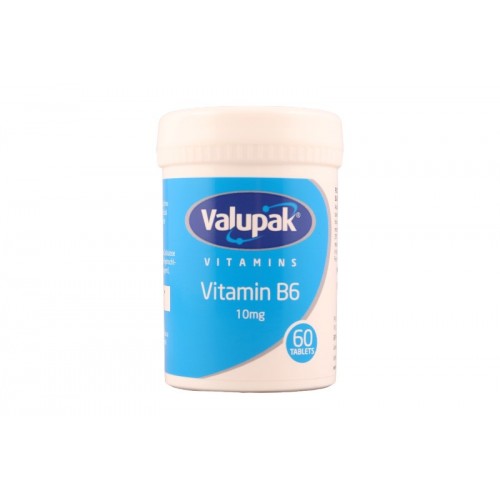 Valupak Vitamins Vitamin B6 10mg Tablets 60's