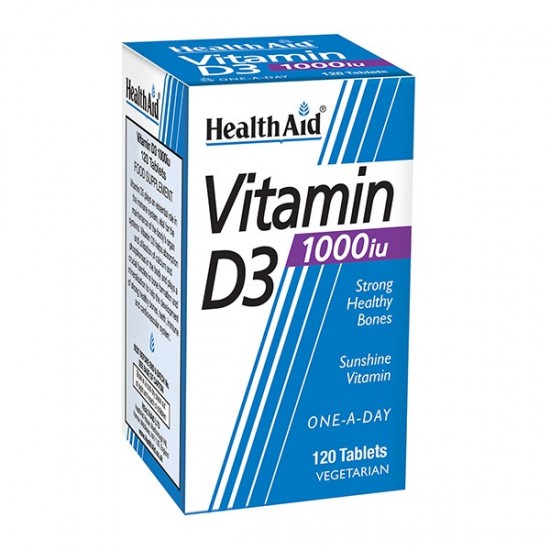 Healthaid Vitamin D3 1000iu Tablets  120's