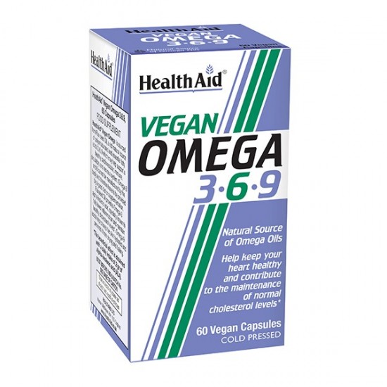 Healthaid Vegan Omega 3-6-9 Capsules 60's