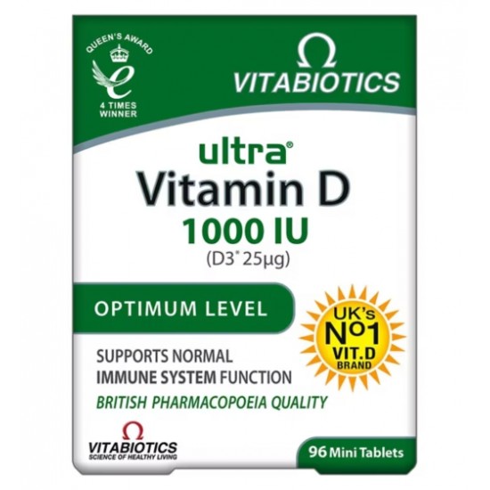 Vitabiotics Ultra Vitamin D3 1000 96's