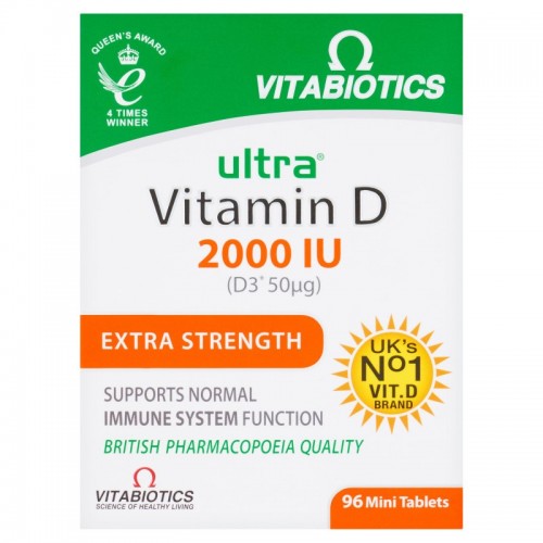 Vitabiotics Ultra Vitamin D 2000 Tablets 96's