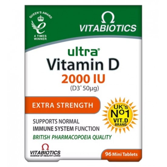 Vitabiotics Ultra Vitamin D3 2000 96's
