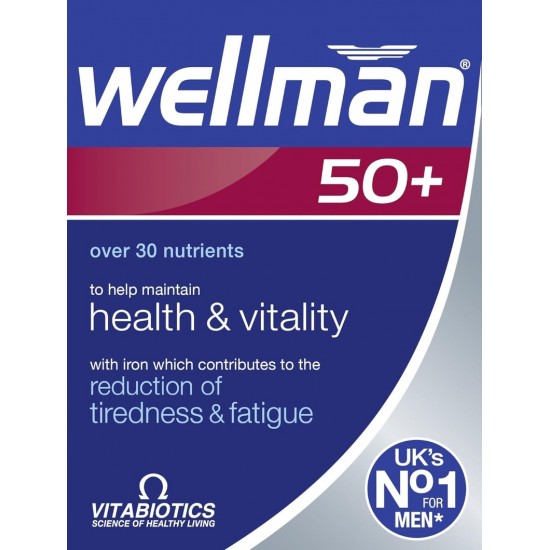 Vitabiotics Wellman 50+ Tablets 30's