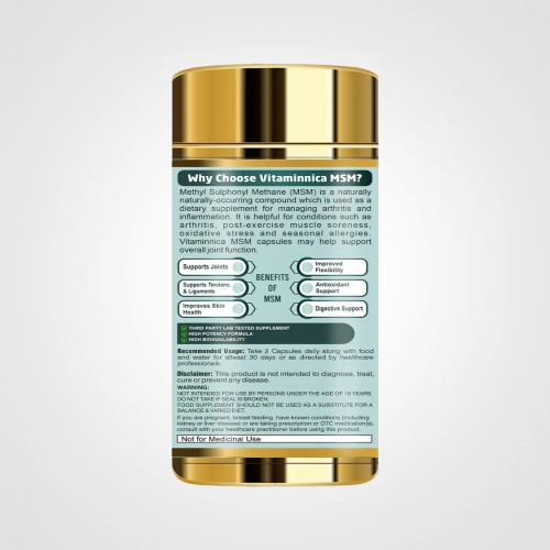 Vitaminnica MSM 500mg Capsules 60's