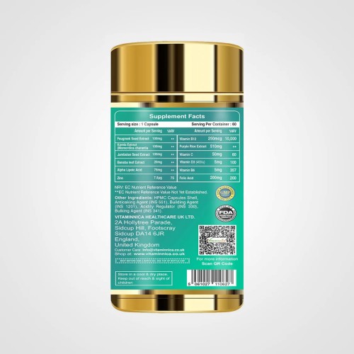 Vitaminnica Vita Gluco Capsules 60's