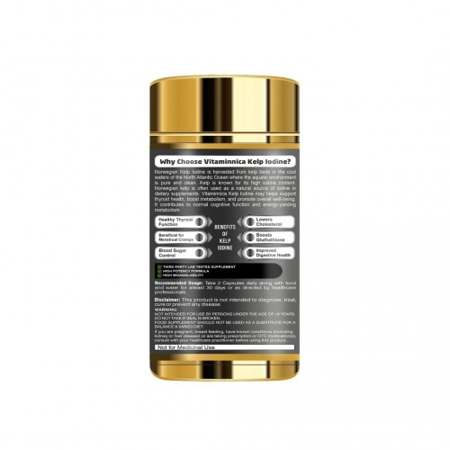 Vitaminnica Norwegian Kelp Iodine Capsules 60's