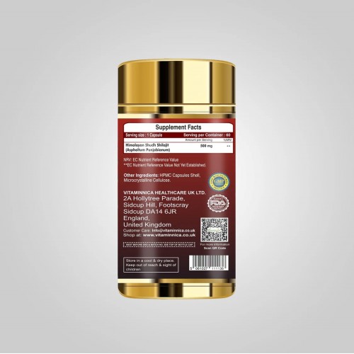 Vitaminnica Vita Shilajit Capsules 60's