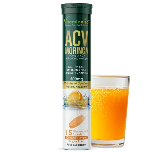 Vitaminnica ACV Moringa Effervescent Tablets 15's Orange