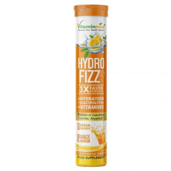 Vitaminnica Hydro Fizz Effervescent Tablets 20's Orange (Special Offer)