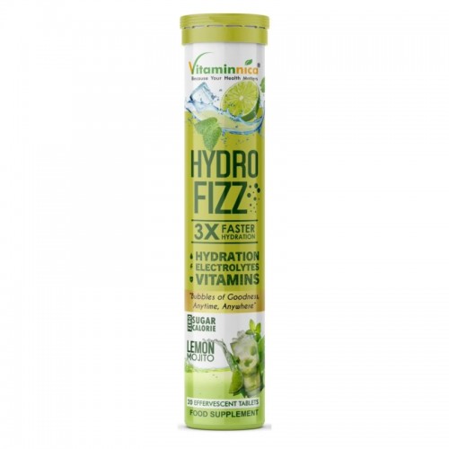 Vitaminnica Hydro Fizz Effervescent Tablets 20's Lemon Mojito (Special Offer)