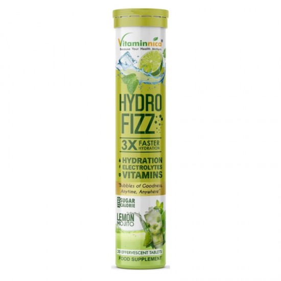 Vitaminnica Hydro Fizz Effervescent Tablets 20's Lemon Mojito (Special Offer)