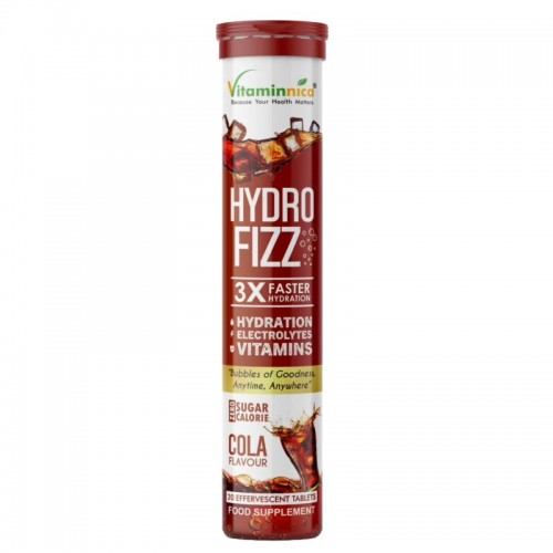 Vitaminnica Hydro Fizz Effervescent Tablets 20's Cola (Special Offer)