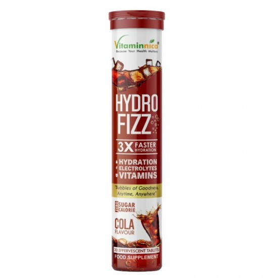 Vitaminnica Hydro Fizz Effervescent Tablets 20's Cola (Special Offer)
