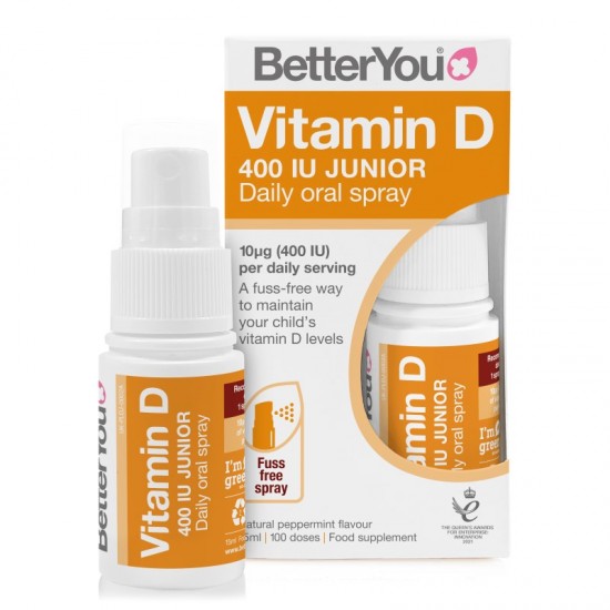 Better You Vitamin D Daily Oral Spray 15ml 400iu Junior 