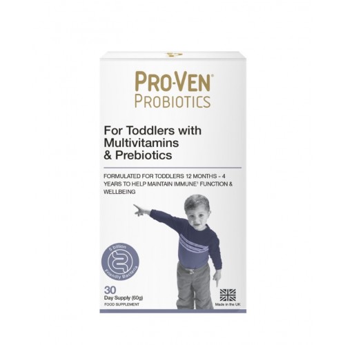 Pro-Ven Probiotics for Toddlers with Multivitamins & Prebiotics 30 Day Supply (60g)