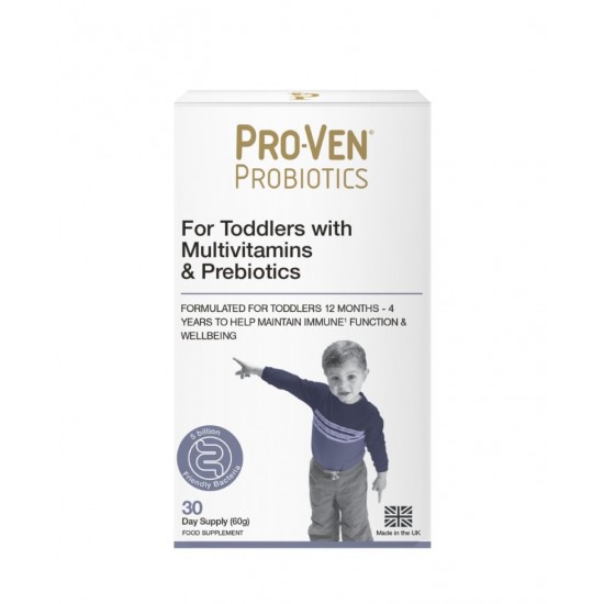 Pro-Ven Probiotics for Toddlers with Multivitamins & Prebiotics 30's 