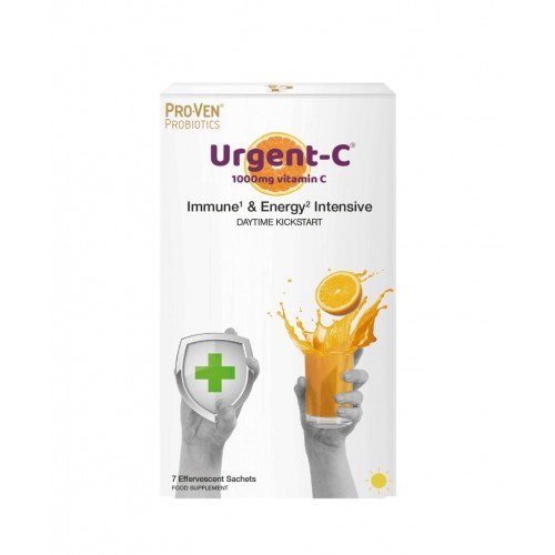 Pro-Ven Probiotics Urgent-C 1000mg Vitamin C Immune & Energy Intensive Sachets 7's