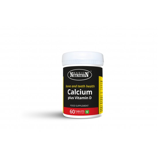 Basic Nutrition Calcium plus Vitamin D Tablets 60's*