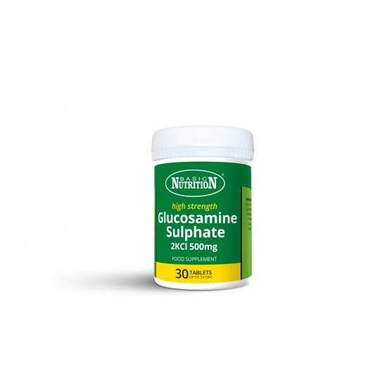 Basic Nutrition Glucosamine Sulphate 2KCl 500mg Tablets 30's