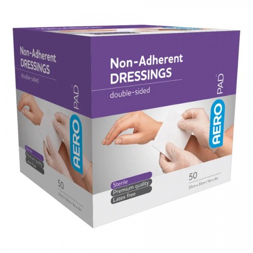 AeroPad Non-Adherent Dressings 10x10cm - Individually Wrapped