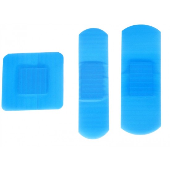 Qualicare Assorted Plasters 20's Blue Detectable