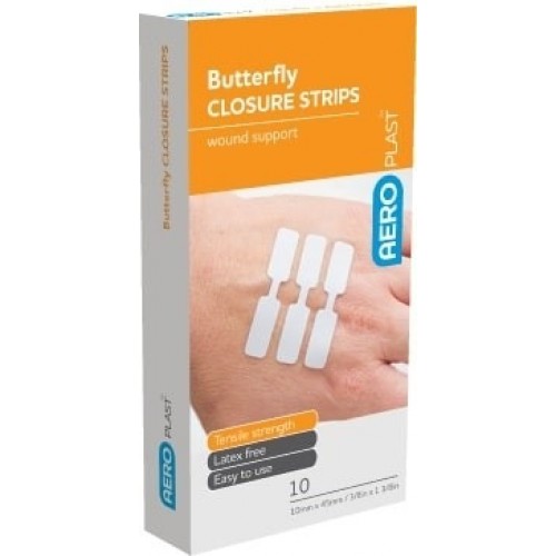 AeroPlast Butterfly Closure Strips 10x45mm