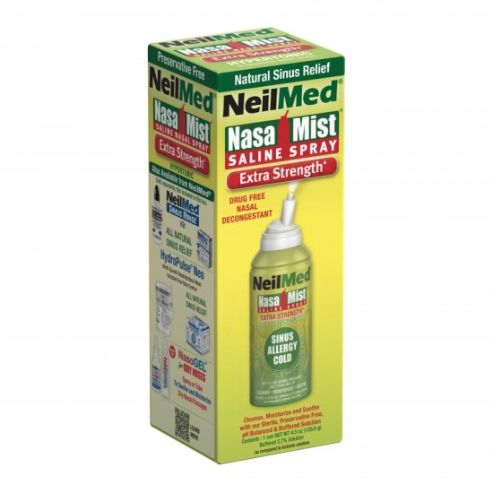 Neilmed NasaMist Saline Spray 125ml Hypertonic