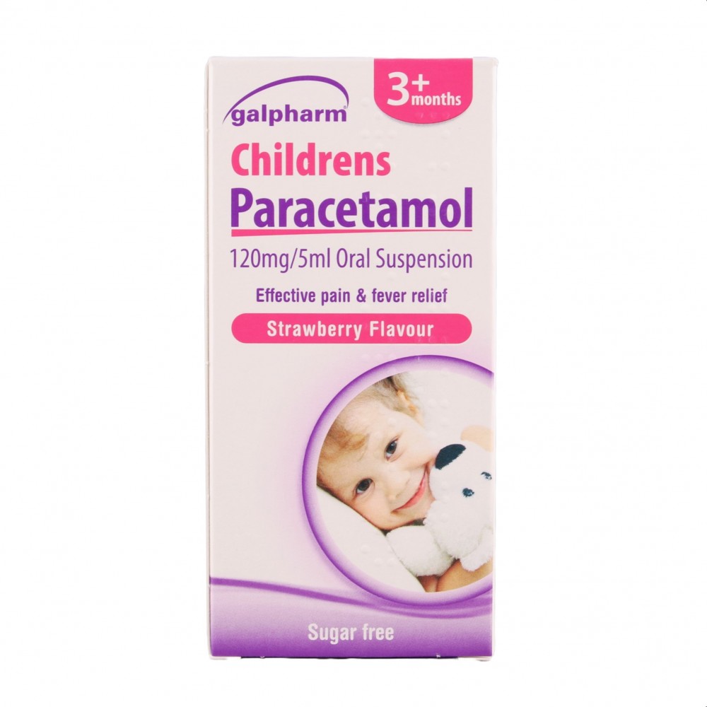 Galpharm Children's Paracetamol Suspension 100ml Hampdens Wholesale
