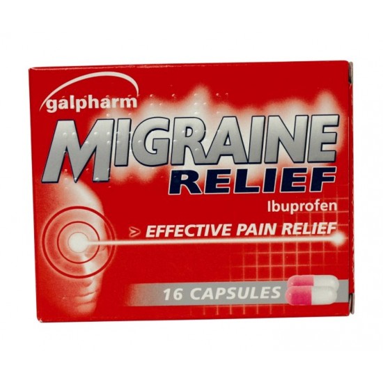 Galpharm Migraine Relief Capsules 16's